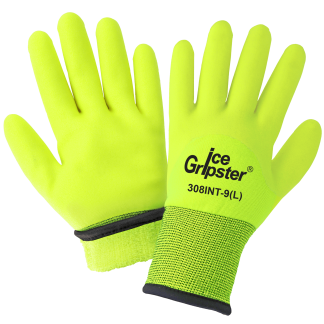 GGS 308INT - High-Visibility Insulated Gloves with Three-Quarter Coated Palm - Cut Level A2
