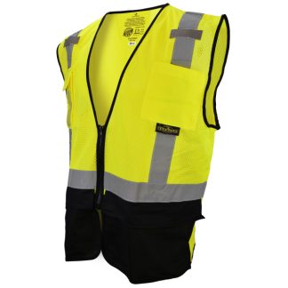 Black Bottom Self-Extinguishing Surveyor's Vest - SV75B