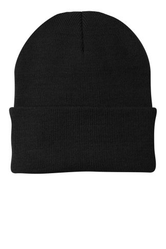 Soft Acrylic Beanie 12″ – NAS 90 with embroidered logo